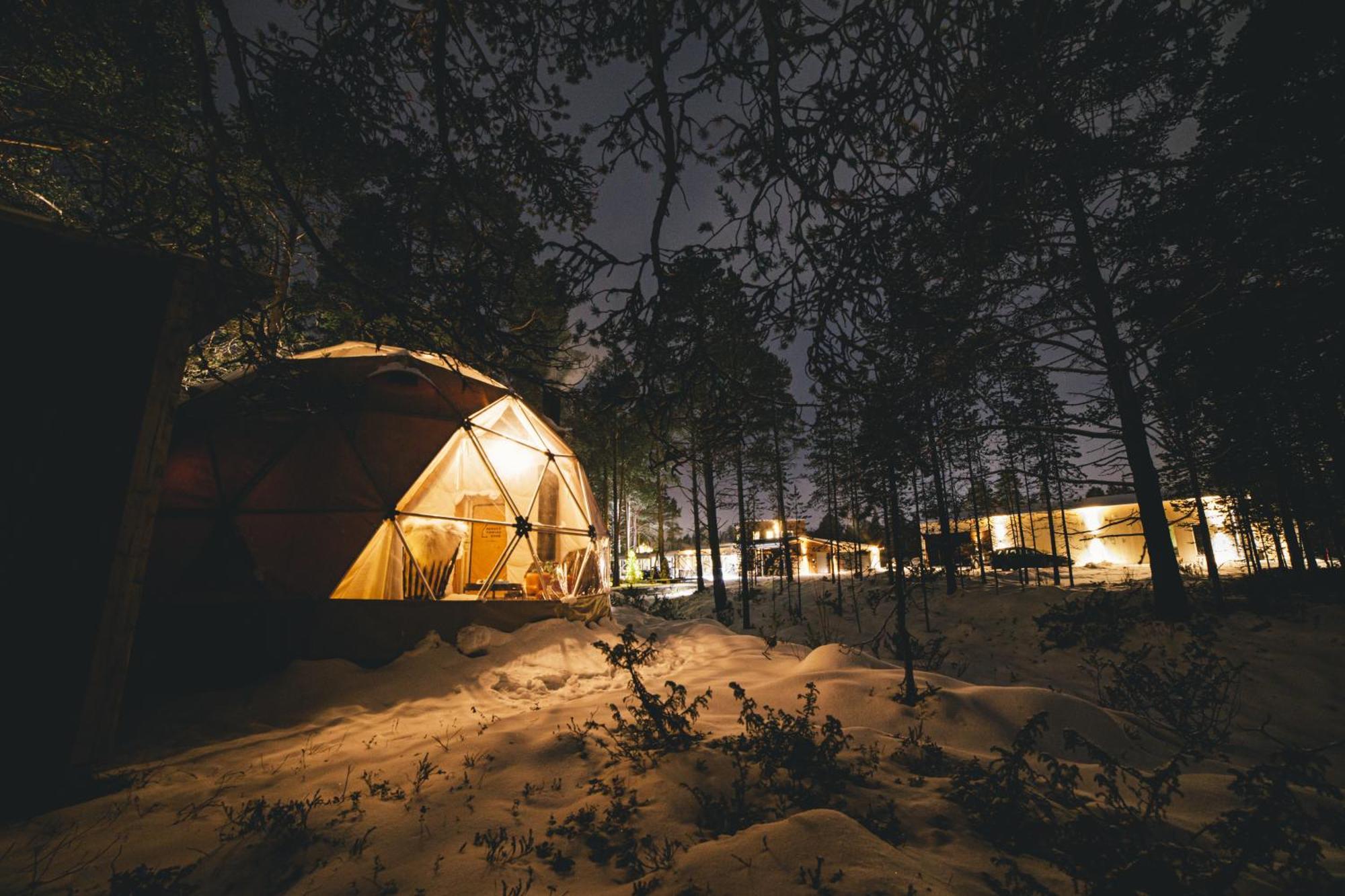 GLØD Aurora Canvas Dome Alta Eksteriør billede
