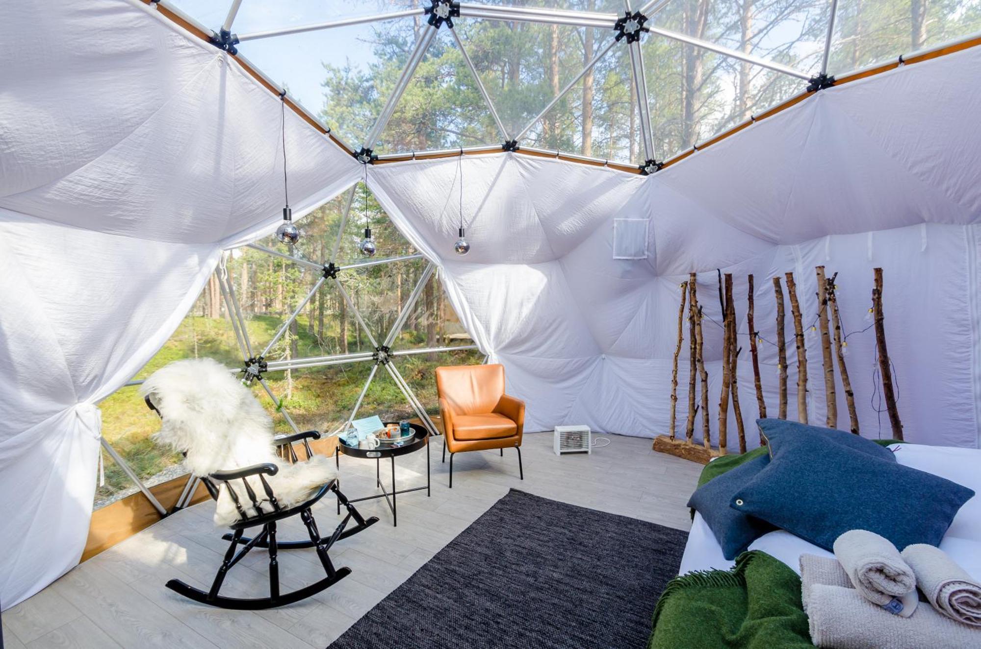 GLØD Aurora Canvas Dome Alta Eksteriør billede