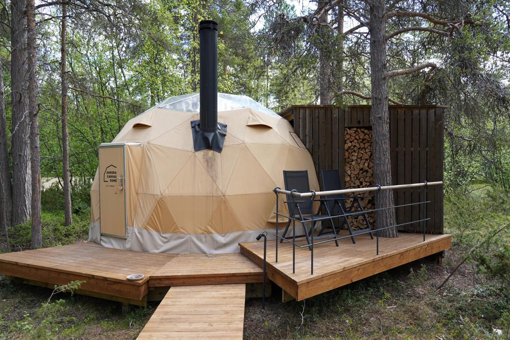 GLØD Aurora Canvas Dome Alta Eksteriør billede