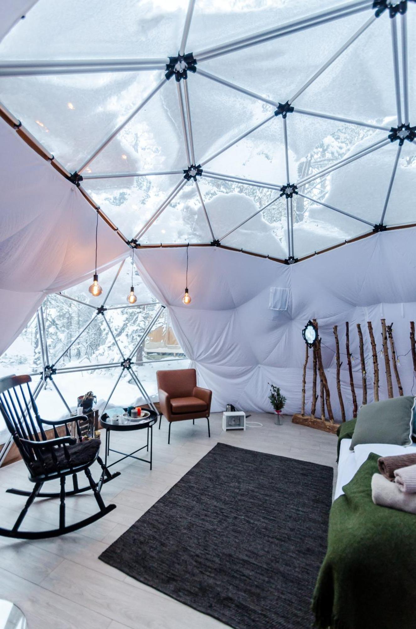 GLØD Aurora Canvas Dome Alta Eksteriør billede